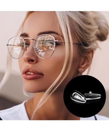 Famcuche 35 Pairs Soft Silicone Slipproof Nasal Pads for Glasses | Includes Screws Tweezers & Cleaning Cloth - Self-Adhesive Transparent Cushion - Buy Online on GoSupps.com