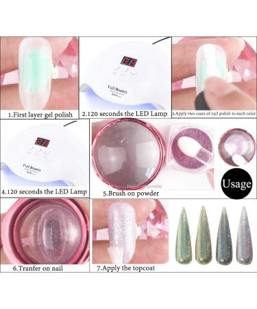 Buy 1 Set Nail Art Stamper & Stencils - Clear Silicone Jelly Tool for Women | 3D Nail Art Supplies - Purple - Buy Online on GoSupps.com