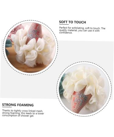 1pc Ice Cream Bath Ball Mesh Bath Pouf Men Body Wash Bath Sponge Mesh Bath Shower Sponge Sensitive Body Wash Mens Body Wash Exfoliating Sponge Puff Ball or White Anti-Separation - Buy Online on GoSupps.com