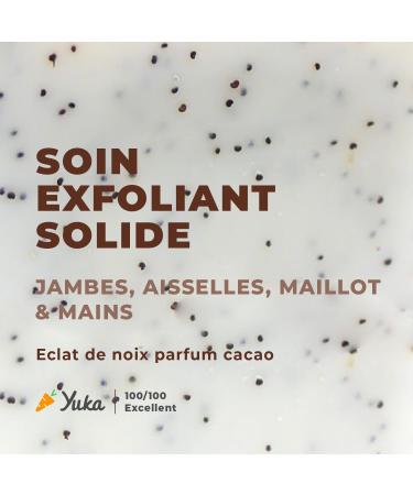 Energy Fruit Solid Exfoliating Care | Walnut Shards & Sweet Almond Oil | Cocoa Fragrance | 54g - Buy Online on GoSupps.com