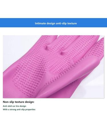 Imported Household Chores Lengthened Thickened Kitchen Cleaning Gloves Durable Dishwashing Clothes 5 Pairs Small Yellow - Buy Online on GoSupps.com