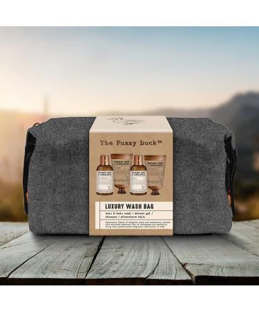 Baylis & Harding Men's Luxury Wash Bag Gift Set - Bergamot Hemp & Sandalwood (1 Pack) | Vegan Friendly - Buy Online on GoSupps.com