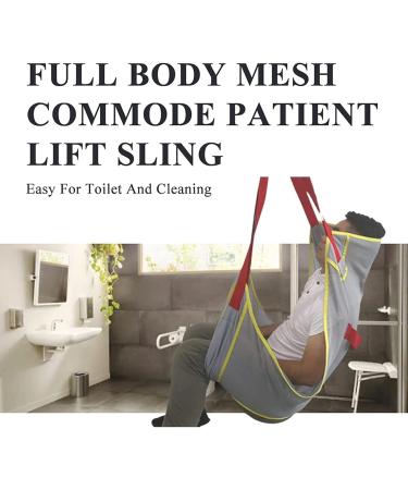Toileting Sling Sling for Hoist Leg Lifter Reusable Full Body Sling Patient Lift for Elderly Bariatric and Disabled Home UseBathroom Transfer Hammock (Size : L) (X) - Buy Online on GoSupps.com