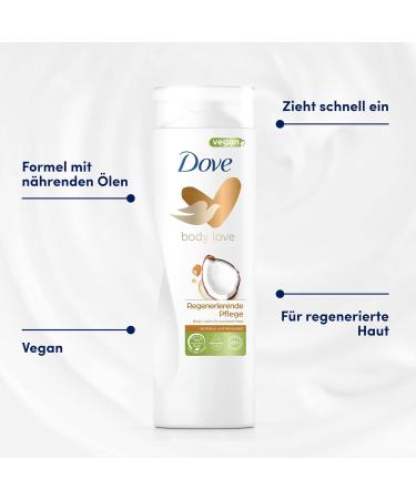 Dove Body Love Regenerating Care Lotion 400ml - Coconut & Almond Scent | International Shipping - Buy Online on GoSupps.com