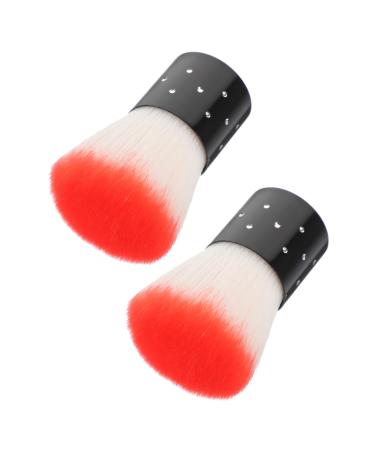 Beaupretty Nail Kit Nail Kits Nail Kits Nail Cleaner Brush 2 Sets Nail Dip Powder Kit Trays Nail Duster Manicure Tools Nail Clean Up Brush Makeup Pallet Makeup Pallet Makeup Kit