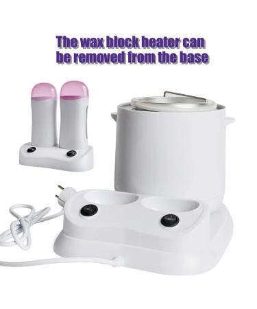 3 in 1 Wax Warmer - 800ml Temperature Control Hair Removal Heater Set for Legs & Body - Professional Waxing Solution (EU) - Buy Online on GoSupps.com