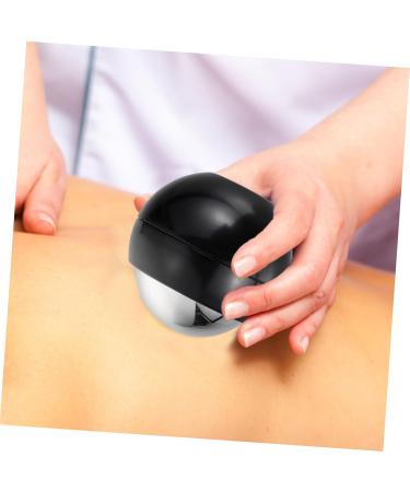 SESESFOUFU Hand & Foot Massage Ball - Shoulder Roll Massage Device for Enhanced Blood Circulation | Cold Roller | 6.5x6.5x6cm Black - Buy Online on GoSupps.com