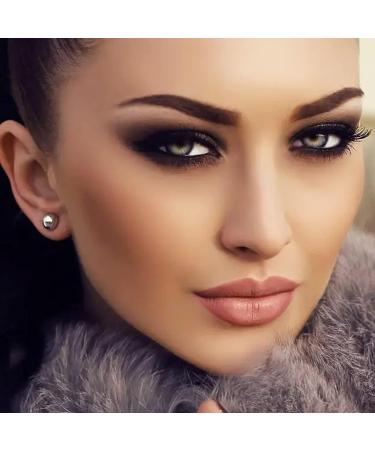 MEICOLY Glitter Eyeshadow Palette - 9 Colors Smokey Gray & Silver Shades, Pressed Shimmer & Matte Eyeshadows for Halloween Makeup - Includes Mirror - Buy Online on GoSupps.com