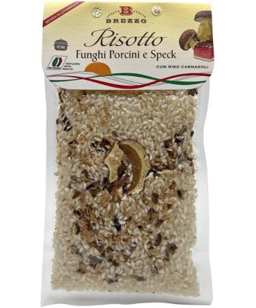 Brezzo Tris Risotti 300 g with porcini mushrooms Speck Saffron Mushrooms Porcini and truffle - Buy Online on GoSupps.com
