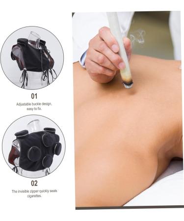 Lurrose Cardboard Moxibustion Box with Fabric Cover | Moxa Belt & Rod Holder for Heating Pillows | Ideal for Neck and Shoulders - Buy Online on GoSupps.com