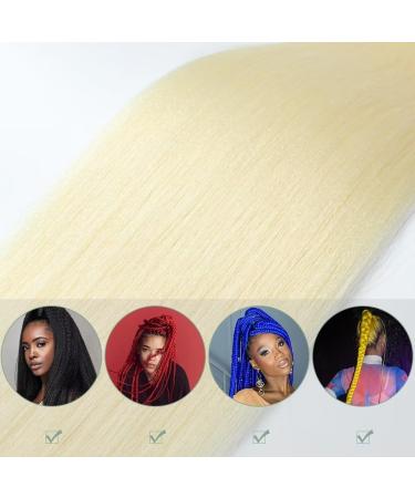 YDDM Pre-Stretched Braiding Hair Extensions 32 Inch - 6 Packs Jumbo Braids - Golden 613# Kunsthaar for Braid Art - Buy Online on GoSupps.com