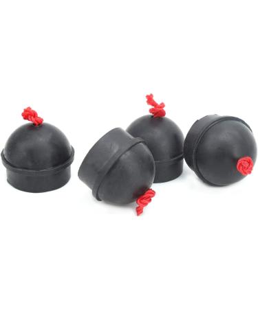 Vbest Life 4pcs Cue Chalk Holder Set - Pool Chalk Holders with Rubber Cap and String - Buy Online on GoSupps.com