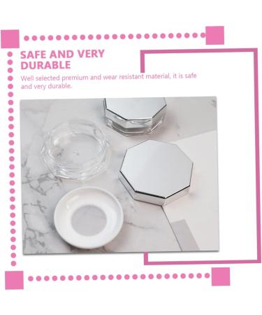 GALPADA 2 Sets Octagonal Loose Powder Box Make up Sponge Holder Makeup Holder Loose Powder Puff Elastic Mesh - Buy Online on GoSupps.com