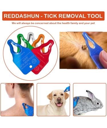 Tick Remover Tool for Pets, Animals, and Humans - Quick, Safe, Reliable | Portable Outdoor Living | Blue, Red, Green - Buy Online on GoSupps.com