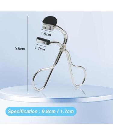Mini Eyelash Curler for Lash Extensions | Silicone Strip Eye Protection | Portable Makeup Tool for Short Lashes & Precision Clamping - Buy Online on GoSupps.com
