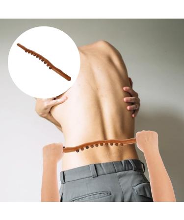 Operitacx Wooden Scratch Massage Tool - Muscle Relaxation Stick for Full Body Lymphatic Paddling & Gua Sha Therapy - 10 Pearl Design - Buy Online on GoSupps.com