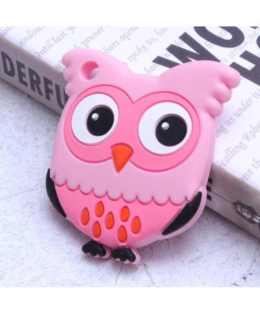 Healifty Baby Silicone Owl Teether - Pink | Teething Toy & Chewing Toy for Infants - Buy Online on GoSupps.com