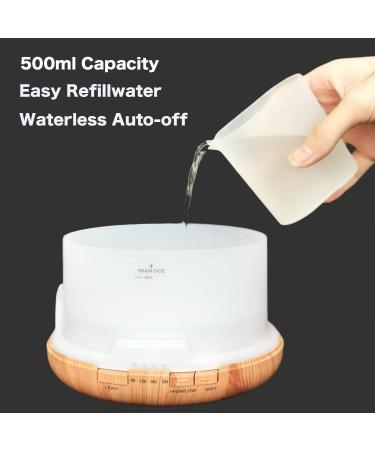 Kid Cute Aroma Diffuser for Baby - 500ml Quiet Humidifier with Remote Timer & 7 LED Colors - Safe Auto Shut-Off - Buy Online on GoSupps.com