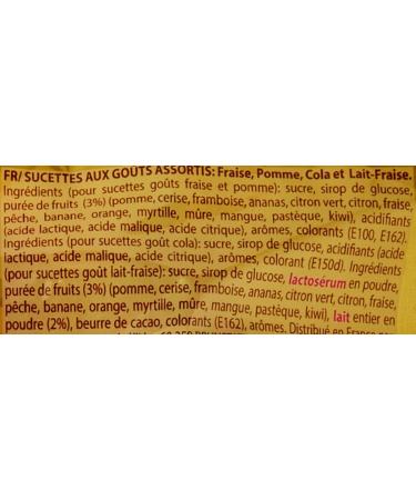  Chupa Chups CHUPA CHUPS Lollipops The Best Of Dummies Cola Milky and Fruit 192 g - Buy Online on GoSupps.com