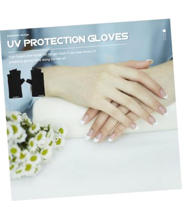 minkissy 4 Pairs Nail Protection Gloves Miss Protector Manicure Nylon - Buy Online on GoSupps.com
