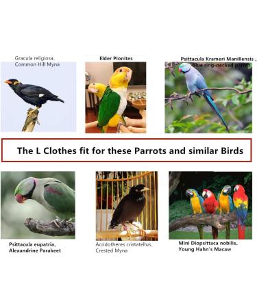 Reusable Kuso Parrot Diaper - Washable Flight Suit & Kimono for Birds (L Pink) - Ideal for Budgerigars Cockatoos & More - Buy Online on GoSupps.com