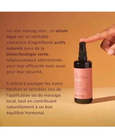 MiY | Body massage serum | Against hormonal tense areas breasts stomach and heavy legs | Magnesium arnica liquorice and gingko biloba | 50ml - Buy Online on GoSupps.com