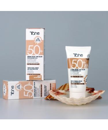 Tahe Facial Sunscreen with Color SPF 50+ | 50ml - Best International Shipping - Buy Online on GoSupps.com