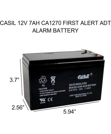 Casil 12V 7Ah Replacement Battery - Compatible with TN Power TN12-7.0 | International Shipping Available - Buy Online on GoSupps.com