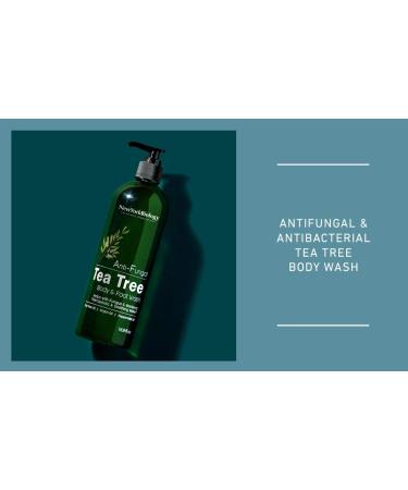 New York Biology Tea Tree Body Wash Pack of 2 - Soothes Itchy Skin, Fights Fungus & Acne - 16 Fl Oz Each - Buy Online on GoSupps.com