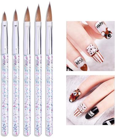 Nail Art Tip Round Flat Painting Drawing Carving Dotting Pen Builder Liner Acrylic Gel UV Polish Tools Painting Drawing Carving Dotting Pen - Buy Online on GoSupps.com