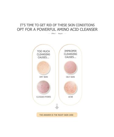 Amino Acid Pure Milk Facial Cleanser - Hydrating Soft Foam for Delicate Skin | 120g International Shipping - Buy Online on GoSupps.com