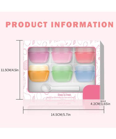 Natural Lip Balm Set 6 Pieces Moisturizing Lip Balm plantbased ingredients moisturizing lip care for daily use work school and travel - Buy Online on GoSupps.com