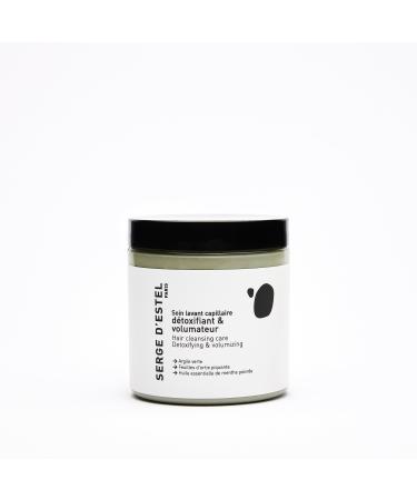 SERGE D'ESTEL PARIS Oily Hair Mask 250g. Purifies and Balances Excess Sebum on the Scalp 100% Vegan 97.5% Natural Bringing Volume and Shine to Hair that Gets Greasy Quickly.