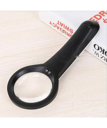 High-end Emperor Hand-held Light HD LED Curved Curved Magnifying Glass Acrylic Optical HD Lens 98875 Magnifiers - Buy Online on GoSupps.com