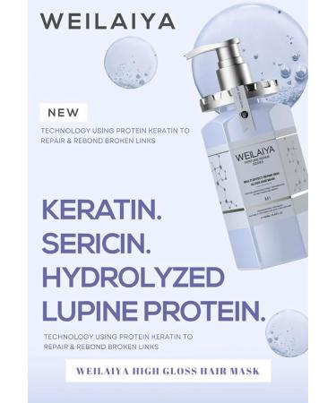 Weilaiya Comb Truffle Shampoo Set & High Gloss Hair Mask 450mL - Repair Damaged Hair Rebuild Structure Anti-Aging Long-Lasting Color - Buy Online on GoSupps.com