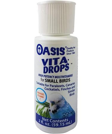 OASIS #80257 Vita Drops for Small Birds - 2oz Liquid Multivitamin - Buy Online on GoSupps.com