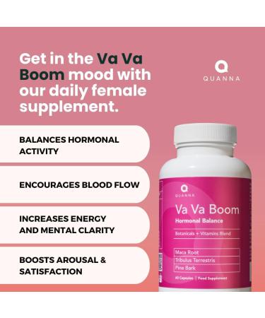 Quanna Va Va Boom - Natural Women's Energy & Wellness Supplement | Daily Health Support - 60 Capsules - Shop Now - Buy Online on GoSupps.com