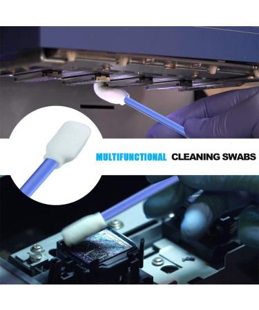 Wellgler's 5.11" Foam Cleaning Swabs for Electronics  Camera  Gun Optical Lens Cleaning and Clean Inkjet Printer Roland 100 blue - Buy Online on GoSupps.com