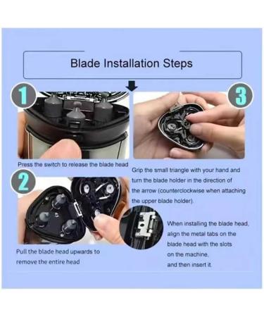 T te De Rasoir De Rechange + Lame + Cadre Compatible Avec Les Mod les Philips HQ6900 HQ6675 HQ6990 HQ7615 HQ6696 HQ6955 HQ6944 HQ6945 HQ6946 Et HQ6947. - Buy Online on GoSupps.com