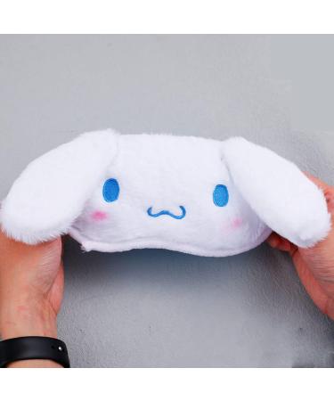 Cartoon Sleep Eye Mask - Pink Kitty & Stitch Lilo Face - Soft Faux Fur - Kids Blindfolds Set of 4 - Buy Online on GoSupps.com