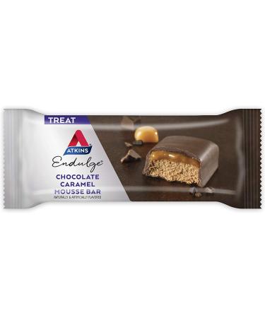 Atkins Endulge Chocolate Caramel Mousse Bar (5 Bars) - Keto-Friendly - Buy Online on GoSupps.com