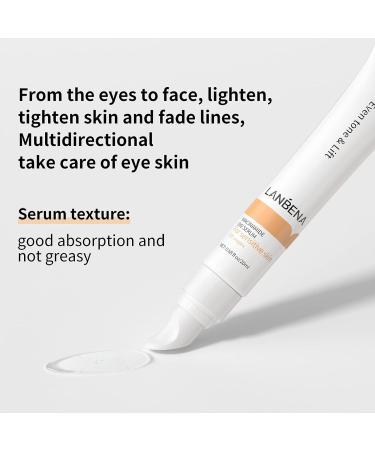 LANBENA Caffeine Eye Serum with Niacinamide & Vitamin B3 - 20ml | Dark Circle & Puffiness Treatment | Moisturizing & Anti-Aging Formula - Buy Online on GoSupps.com