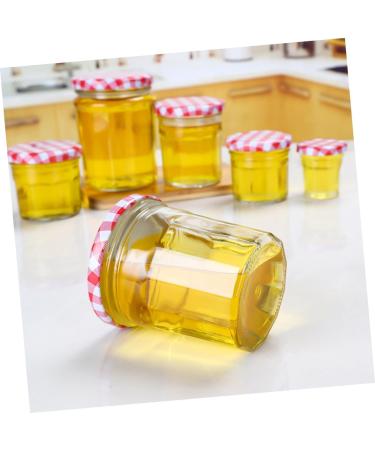 Zerodeko 6 pcs Transparent Can Honey Container Storage Kitchen Glass Food Sealed Bottleml Jar Sauce - Buy Online on GoSupps.com