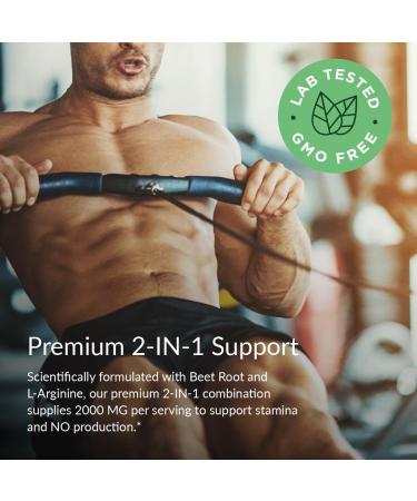 Futurebiotics Beet Root + L-Arginine 2000 MG - Non-GMO Vegetarian Capsules - 120 Count Boost Energy & Support Circulation - Buy Online on GoSupps.com