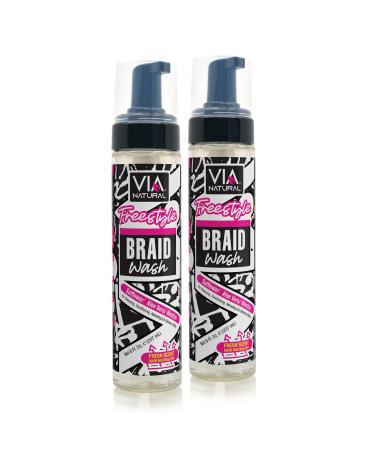 VIA Freestyle Braid Wash - pack of 2 Flex Wash (2-Pack)
