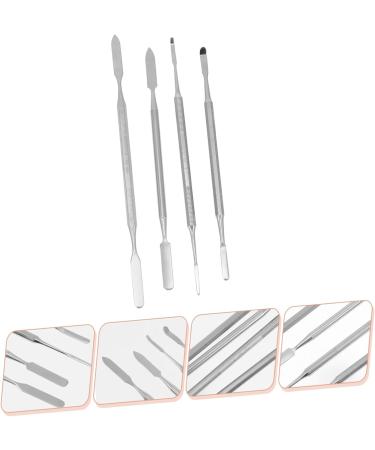 4 pi ces B tons Cosm tiques Acier Inoxydable Outils de M lange Maquillage et Manucure Spatules Multifonctions pour Salon et Usage Familial - Buy Online on GoSupps.com