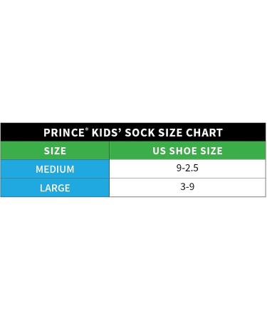 Prince Boys' Quarter Length Athletic Ankle Socks (6 Pair Pack) - Black, Large - Buy Online on GoSupps.com