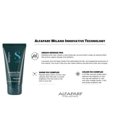 Alfaparf Milano Semi Di Lino Travel Size Mask 1.72 oz - Reparative Treatment for Damaged Hair - Buy Online on GoSupps.com