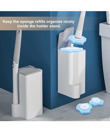 Dawafit Disposable Toilet Cleaning System Disposable Toilet Flushable Refill Brush Flushable Refills - 60 Refills - Buy Online on GoSupps.com