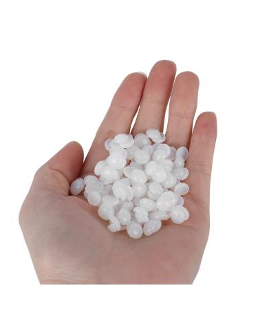 500g Natural Hard Wax Beans - Transparent Hair Removal Wax for Face Eyebrows Lips Arms & Legs | Ideal for Wax Warmer & Waxing Sticks - Buy Online on GoSupps.com